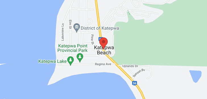 map of 326 Katepwa DR S